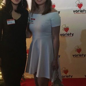 Off the shoulder simple white dress